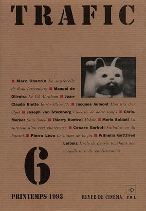 Bild des Verkufers fr Trafic 6 Printemps 1993 zum Verkauf von PRISCA