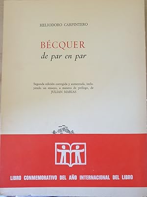 Imagen del vendedor de BECQUER DE PAR EN PAR. a la venta por Libreria Lopez de Araujo