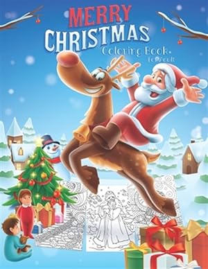 Seller image for Merry Christmas Coloring Book For Adult: 40 Pages Merry Christmas Coloring Book For Relaxation, Fun and Inspiration The best Gifts for sale by GreatBookPrices