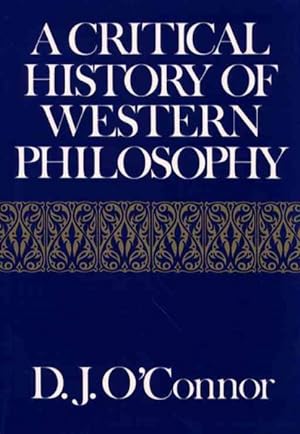 Seller image for Critical History of Western Philosophy for sale by GreatBookPrices