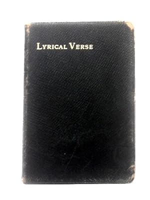 Seller image for Lyrical Verse for sale by World of Rare Books
