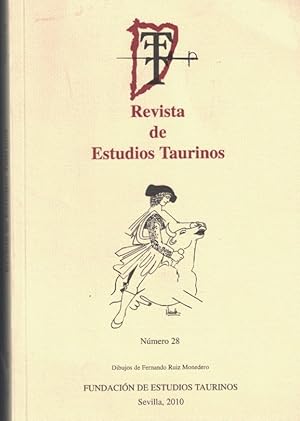 Seller image for REVISTA DE ESTUDIOS TAURINOS. N 28. for sale by Librera Torren de Rueda