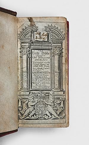 Bild des Verkufers fr The Holy Bible Containing the Old Testament and the New. Newly translated out of the Originall Tongues, and with the former Translations diligently Compared and Revised. By His Majesties command appointed to be read in churches; [Bound with:] The Whole Book of Psalms: Collected into English Metre, by Thomas Sternhold, John Hopkins, and others. zum Verkauf von Peter Harrington.  ABA/ ILAB.