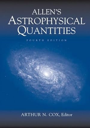Immagine del venditore per Allen's Astrophysical Quantities venduto da GreatBookPrices