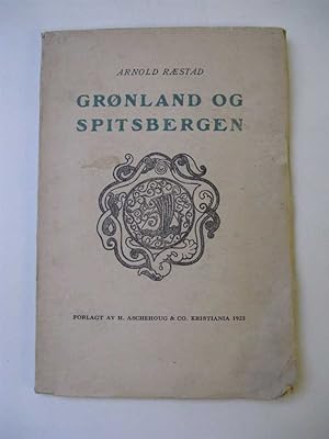 Immagine del venditore per GRONLAND OG SPITSBERGEN. venduto da Polar Books