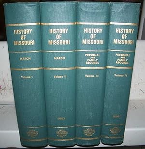The History of Missouri in Four Volumes (4 Book set)