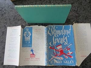 Seller image for ESKIMOLAND SPEAKS: The Land of Midnight Sunlight and Nocturnal Noon. for sale by Polar Books