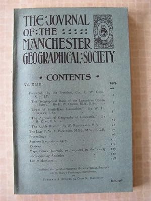 Journal of the Manchester Geographical Society: Vol XLIII, 1927.