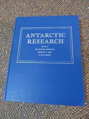 Seller image for ANTARCTIC RESEARCH: A review of British scientific achievement in Antarctica for sale by Polar Books