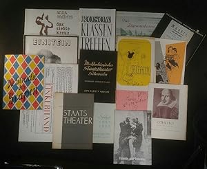 15 Programmhefte des Mecklenburgischen Staatstheaters Schwerin aus den Jahren 1951 - 1978 Franzis...