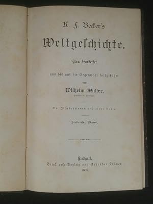 Seller image for K. F. Becker's Weltgeschichte: Neu bearbeitet und bis auf die Gegenwart fortgefhrt. Siebenter Band. for sale by ANTIQUARIAT Franke BRUDDENBOOKS