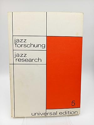 Jazzforschung - Jazz Research 5 (1973)