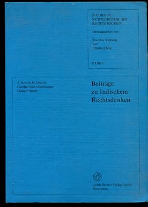 Image du vendeur pour BEITRGE ZU INDISCHEN RECHTSDENKEN. mis en vente par Libros Ambig