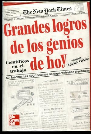 Image du vendeur pour GRANDES LOGROS DE LOS GENIOS DE HOY. CIENTFICOS EN EL TRABAJO. 50 FASCINANTES APORTACIONES DE SUPERESTRELLAS CIENTFICAS. mis en vente par Libros Ambig