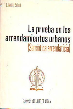 Imagen del vendedor de LA PRUEBA EN LOS ARRENDAMIENTOS URBANOS. a la venta por Libros Ambig