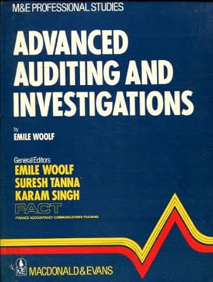 Seller image for ADVANCED AUDITING AND INVESTIGATIONS (M&e PROFESSIONAL STUDIES). for sale by Libros Ambig