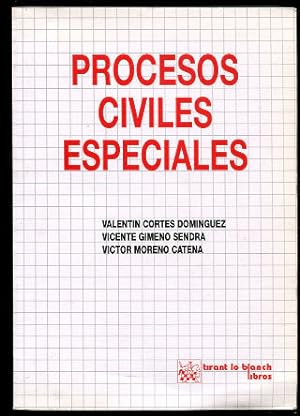 Bild des Verkufers fr PROCESOS CIVILES ESPECIALES. zum Verkauf von Libros Ambig