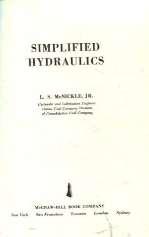 SIMPLIFIED HYDRAULICS.