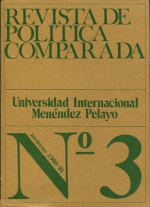 Imagen del vendedor de REVISTA DE POLITICA COMPARADA N 3. a la venta por Libros Ambig