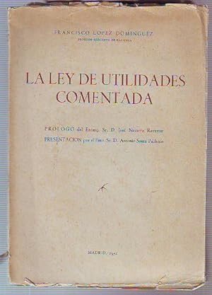 Seller image for LA LEY DE UTILIDADES COMENTADA. for sale by Libros Ambig