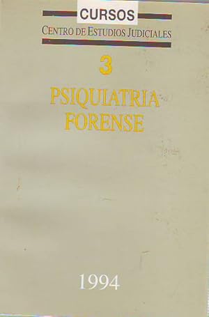 Imagen del vendedor de JORNADAS SOBRE PSIQUIATRIA FORENSE. a la venta por Libros Ambig