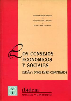 Imagen del vendedor de LOS CONSEJOS ECONOMICO Y SOCIALES. ESPAA Y OTROS PAISES COMUNITARIOS. a la venta por Libros Ambig