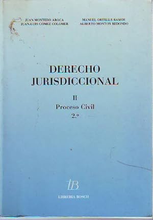 Imagen del vendedor de DERECHO JURISDICCIONAL. II.- PROCESO CIVIL. 2. a la venta por Libros Ambig