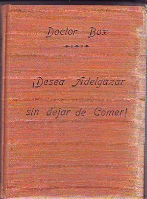 Imagen del vendedor de DESEA ADELGAZAR SIN DEJAR DE COMER? a la venta por Libros Ambig