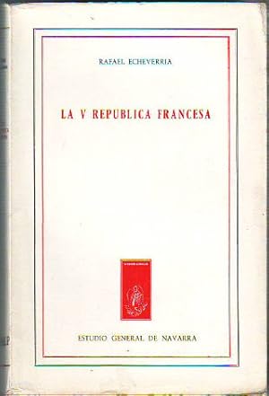 Immagine del venditore per LA V REPBLICA FRANCESA. venduto da Libros Ambig