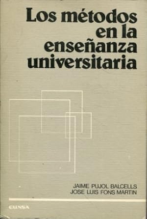 Imagen del vendedor de LOS METODOS EN LA ENSEANZA UNIVERSITARIA. a la venta por Libros Ambig