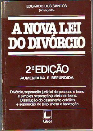 Seller image for A NOVA LEI DO DIVORCIO. for sale by Libros Ambig