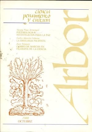 Seller image for ARBOR. CIENCIA, PENSAMIENTO Y CULTURA. N 514. POLEMOLOGIA E INVESTIGACION PARA LA PAZ. LA IDEOLOGIA PACIFISTA. CAMBIO DE MARCHA EN FILOSOFIA DE LA CIENCIA. for sale by Libros Ambig