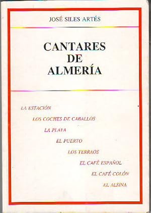 Seller image for CANTARES DE ALMERIA. for sale by Libros Ambig