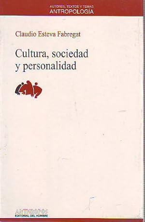 Imagen del vendedor de CULTURA, SOCIEDAD Y PERSONALIDAD. a la venta por Libros Ambig