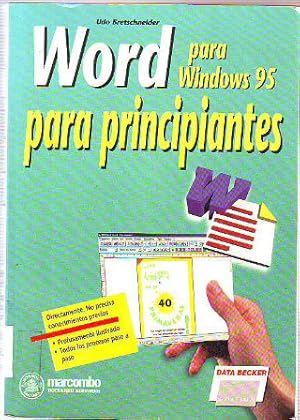 WORD PARA WINDOWS 95 PARA PRINCIPIANTES.