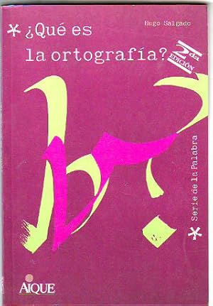 Immagine del venditore per QU ES LA ORTOGRAFA? venduto da Libros Ambig