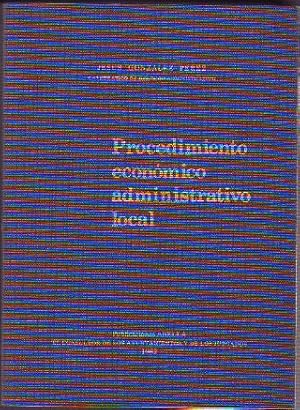 Imagen del vendedor de PROCEDIMIENTO ECONOMICO ADMINISTRATIVO LOCAL. a la venta por Libros Ambig