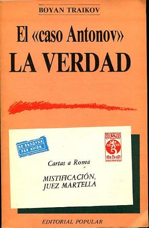 Seller image for EL CASO ANTONOV, LA VERDAD. for sale by Libros Ambig�