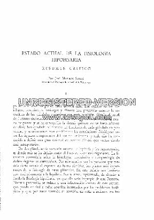 Imagen del vendedor de ESTADO ACTUAL DE LA FISIOLOGIA HIPOFISARIA. a la venta por Libros Ambig