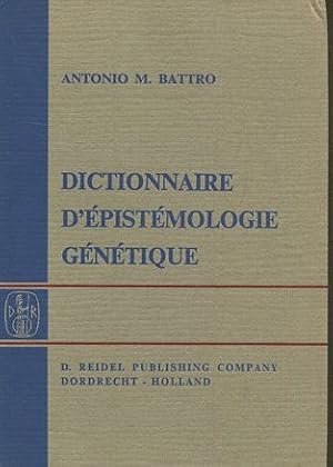 Imagen del vendedor de DICTIONNAIRE D'EPISTEMOLOGIE GENETIQUE. a la venta por Libros Ambig