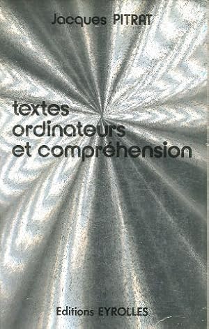 Bild des Verkufers fr TEXTES ORDINATEURS ET COMPREHENSION. zum Verkauf von Libros Ambig