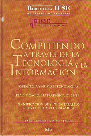 Image du vendeur pour COMPITIENDO A TRAVES DE LA TECNOLOGIA Y LA INFORMACION. mis en vente par Libros Ambig