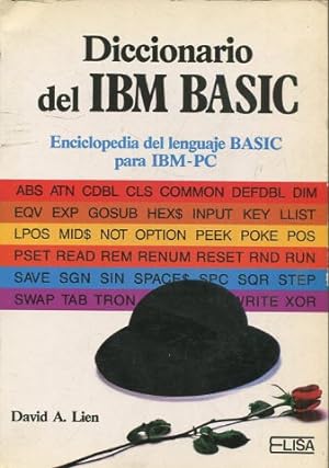Bild des Verkufers fr DICCIONARIO DE IBM BASIC. zum Verkauf von Libros Ambig