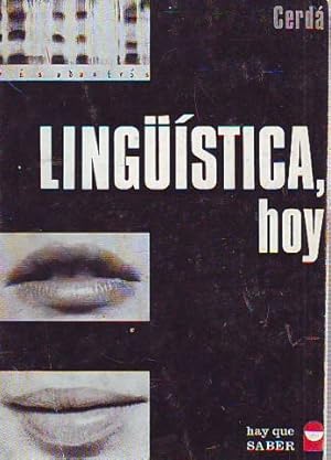 Imagen del vendedor de LINGSTICA, HOY. a la venta por Libros Ambig