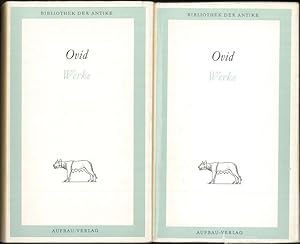 Bild des Verkufers fr Ovid Werke in zwei Bnden Erster Band Verwandlungen und Zweiter Band Liebeselegien Briefe berhmter Frauen Die Liebeskunst Heilmittel gegen die Liebe Gedichte der Trauer Bibliothek der Antike Rmische Reihe 2 Bnde zum Verkauf von Flgel & Sohn GmbH