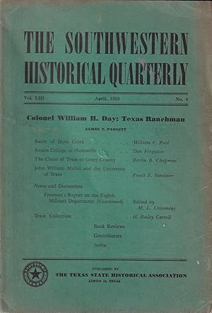 Southwestern Historical Quarterly Vol. LIII (53) COMPLETE