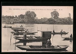 Imagen del vendedor de Carte postale Andrsy, La Limite de la Pche et la Maison Bodemer a la venta por Bartko-Reher