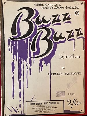 Immagine del venditore per Buzz Buzz. Selection by Herman Darewski. Andre Charlot's Vaudeville Production. venduto da Plurabelle Books Ltd