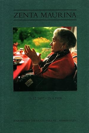 Immagine del venditore per Zenta Maurina 15.12.1897-25.4.1978: Gedenkschrift zum 100. Geburtstag venduto da Versandantiquariat Nussbaum