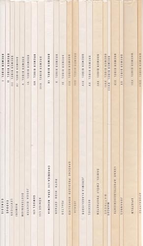 Bremer Bibel I-XXII = cpl. Historisch-Kritische Ausgabe herausgegeben von D. E. Sattler.